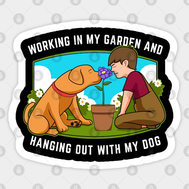 Gardening TShirt for A Garden And Plant Lover Sticker by AlleyField